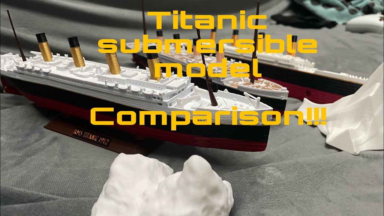 Titanic submersible model comparison - YouTube