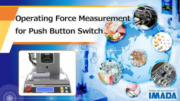 Push-Button Switch Operating Force Measurement