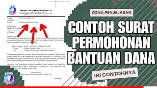 Contoh Surat Permohonan Bantuan Dana