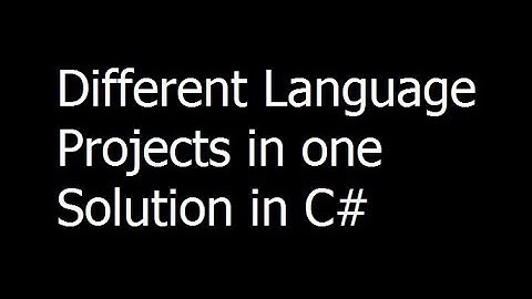 Different Language Projects in one Solution in C# - Urdu Hindi