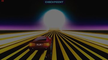 Neon Drive - Level 2 - Hard Difficulty (No Checkpoints)