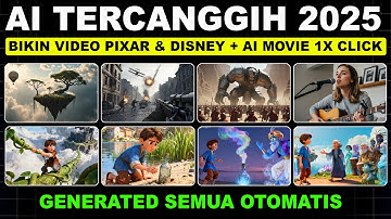 AI GRATIS TERCANGGIH 2025! BIKIN VIDEO ANIMASI 3D ANAK PIXAR, DISNEY DARI 1 PROMPT DURASI +60 MENIT