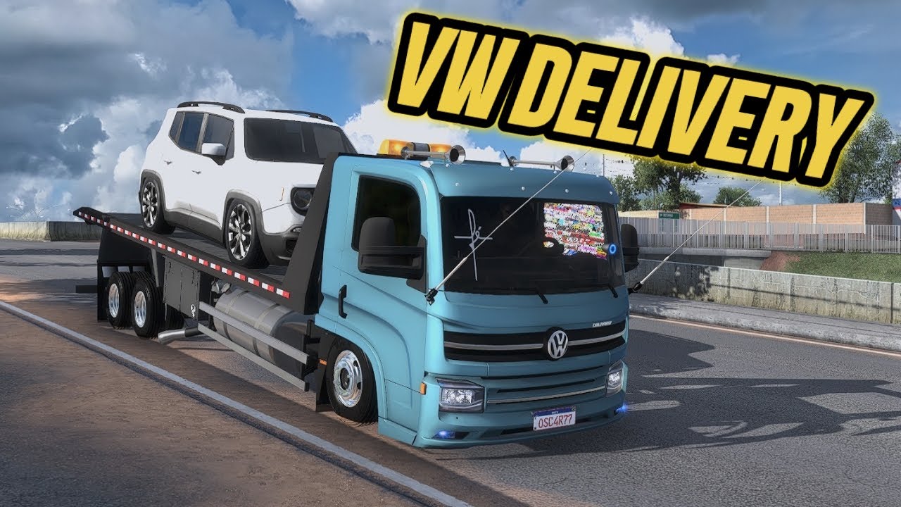 EURO TRUCK SIMULATOR 2 V1.57 - VW DELIVERY QUALIFICADO NA PRANCHA