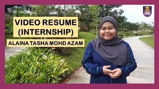 VIDEO RESUME 2020 | INTERNSHIP | UITM