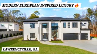 Living in Lawrenceville, GA | European Inspired Luxury | No HOA | Gated | Grand 2-Story Great Room 🔥