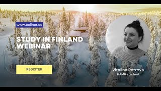 Webinar recording "Study at HAMK University and life in Finland"