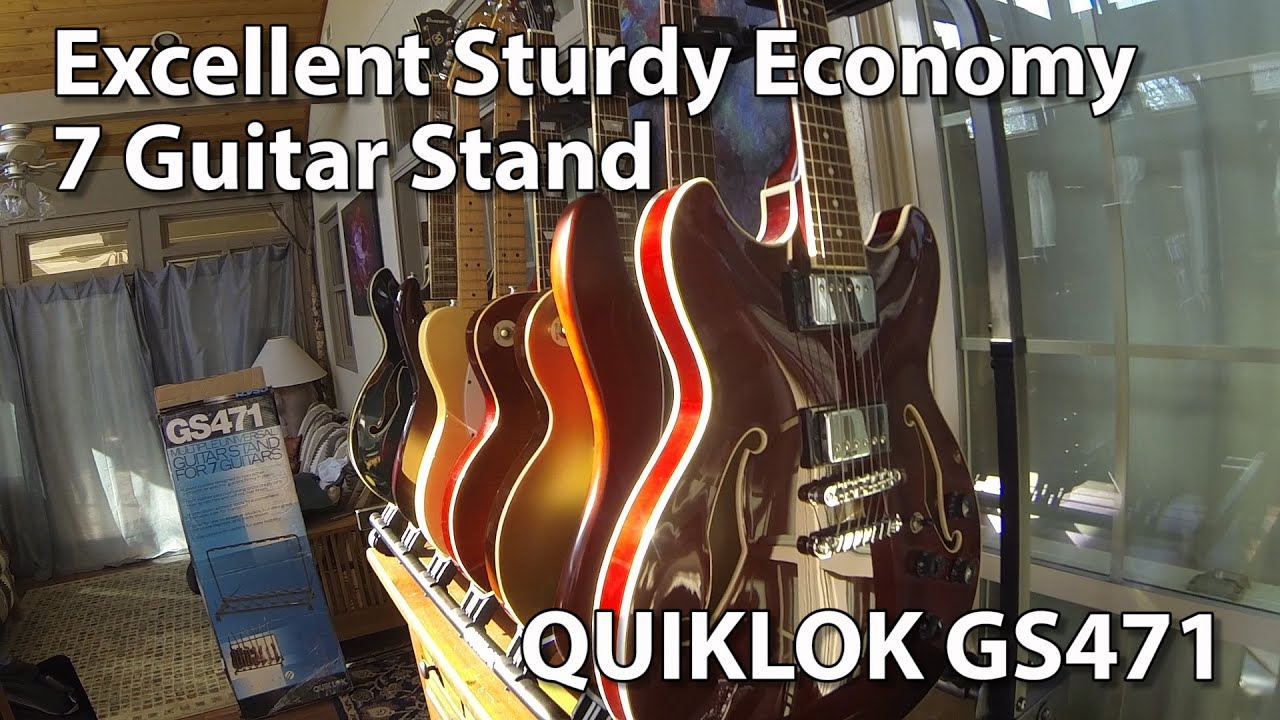 7Guitar Stand Review QuikLok GS471 YouTube