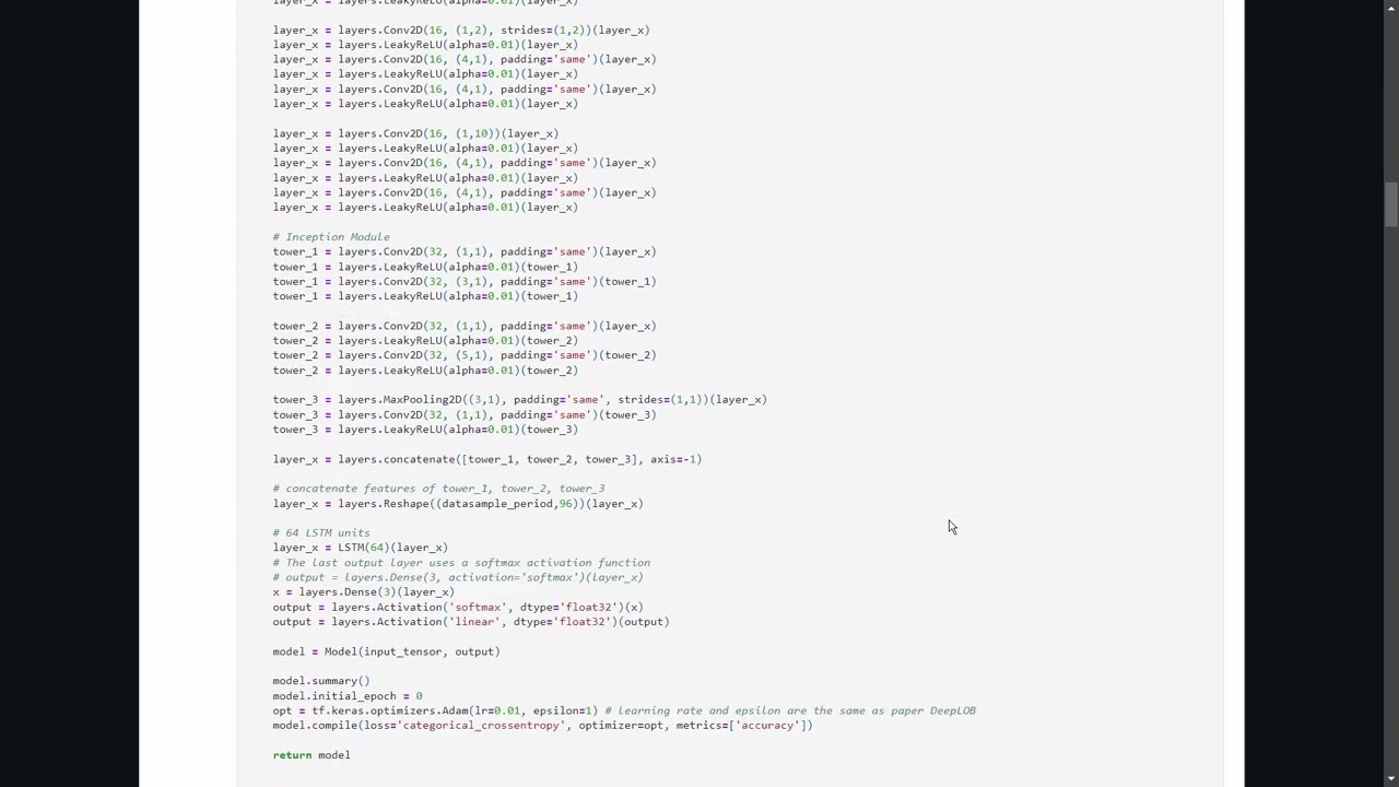 Scalping Indicator - Limit Order Book CNN model implementation for ETH-BTC (Part 2)