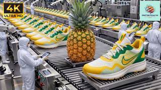 Inside Nike’s Secret Factory: From Waste Pineapple Leaves to Modern Shoes (Full Process)
