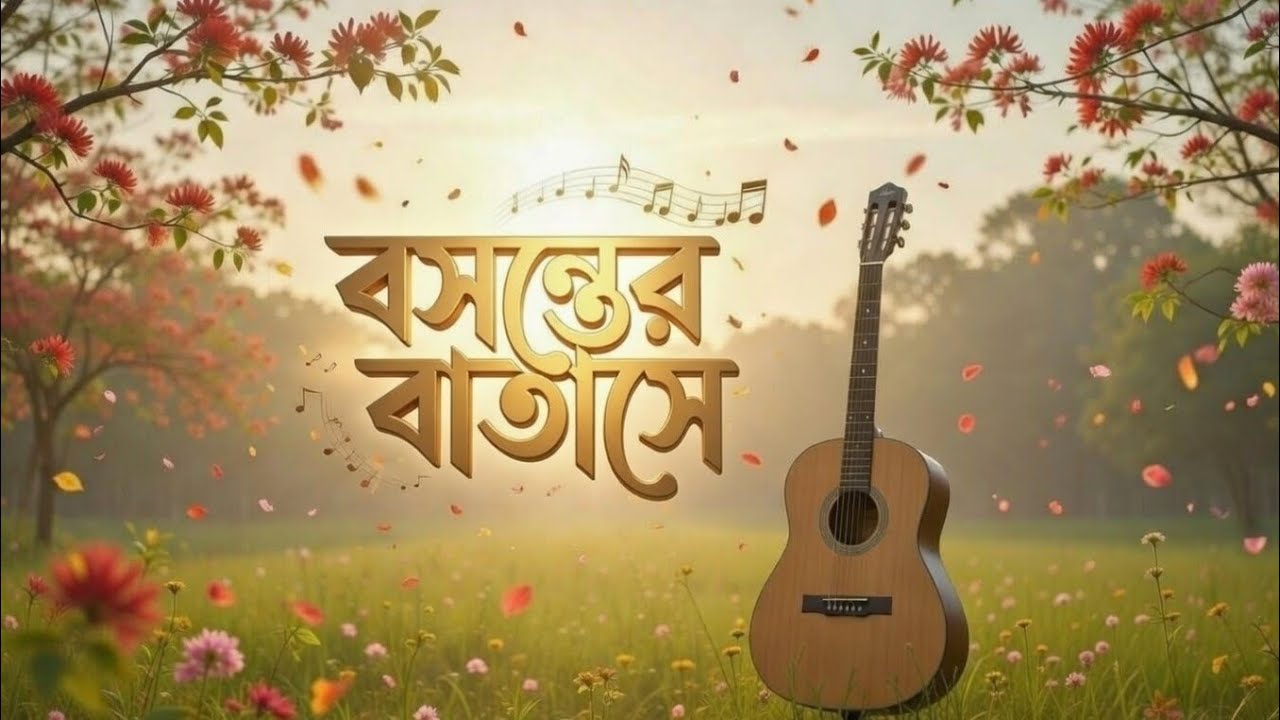 বসন্তের বাতাসে 🌸 | Beautiful Bangla Spring Song | New Bengali Song 2026 | Soft Romantic Nature Song