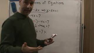 WCC   Tech Math   Systems of Equations   Substitution Method   Example 6