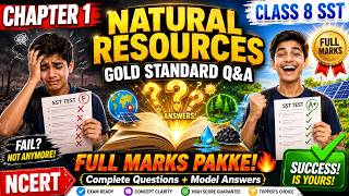 Class 8 SST Chapter 1 | Natural Resources and Their Use | NCERT | Solved Question Bank