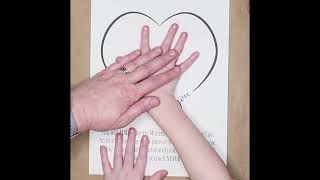Mom Gift, Handprint Art, Mother's Day Gift Handprint Craft #handprintart #craftsforkids #diy
