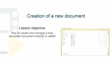 usBIM Tutorial - Creation of a New Document - ACCA software