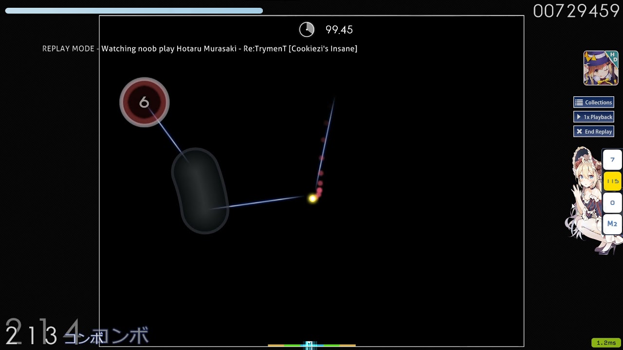Re:Tryment [Cookiezi's Insane] 1x miss