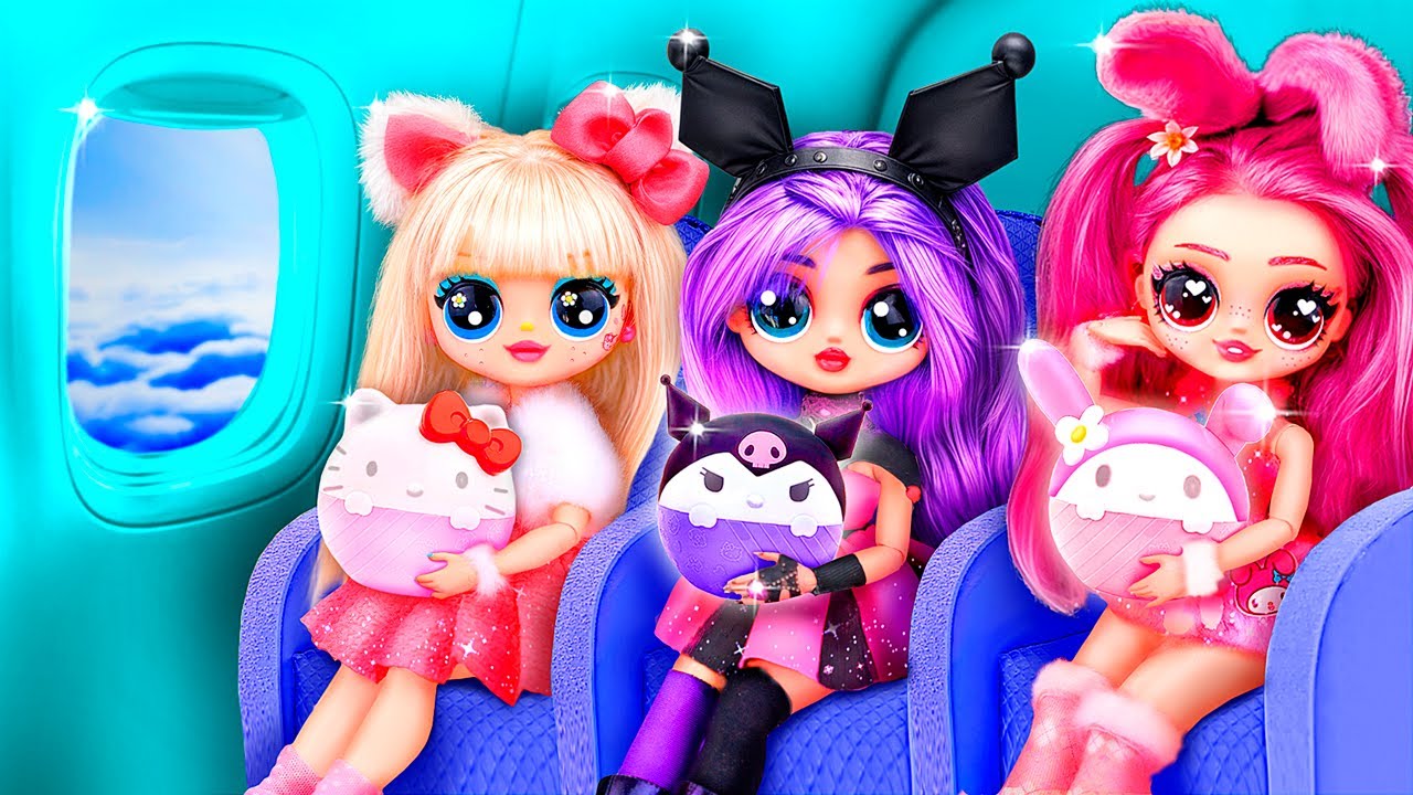 Hello Kitty, Kuromi, Dan My Melody Menjadi Ibu! Kreasi Untuk Boneka LOL OMG