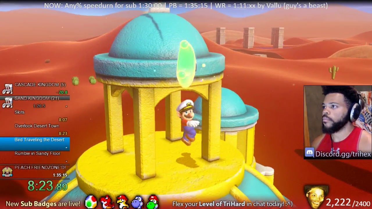 Super Mario Odyssey Speedrun - Beginner's Route (1:06:57) on Make