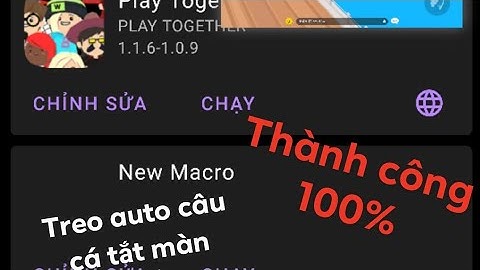 F1VM - Treo auto câu cá Play Together tắt màn hình - Siêu tiết kiệm pin
