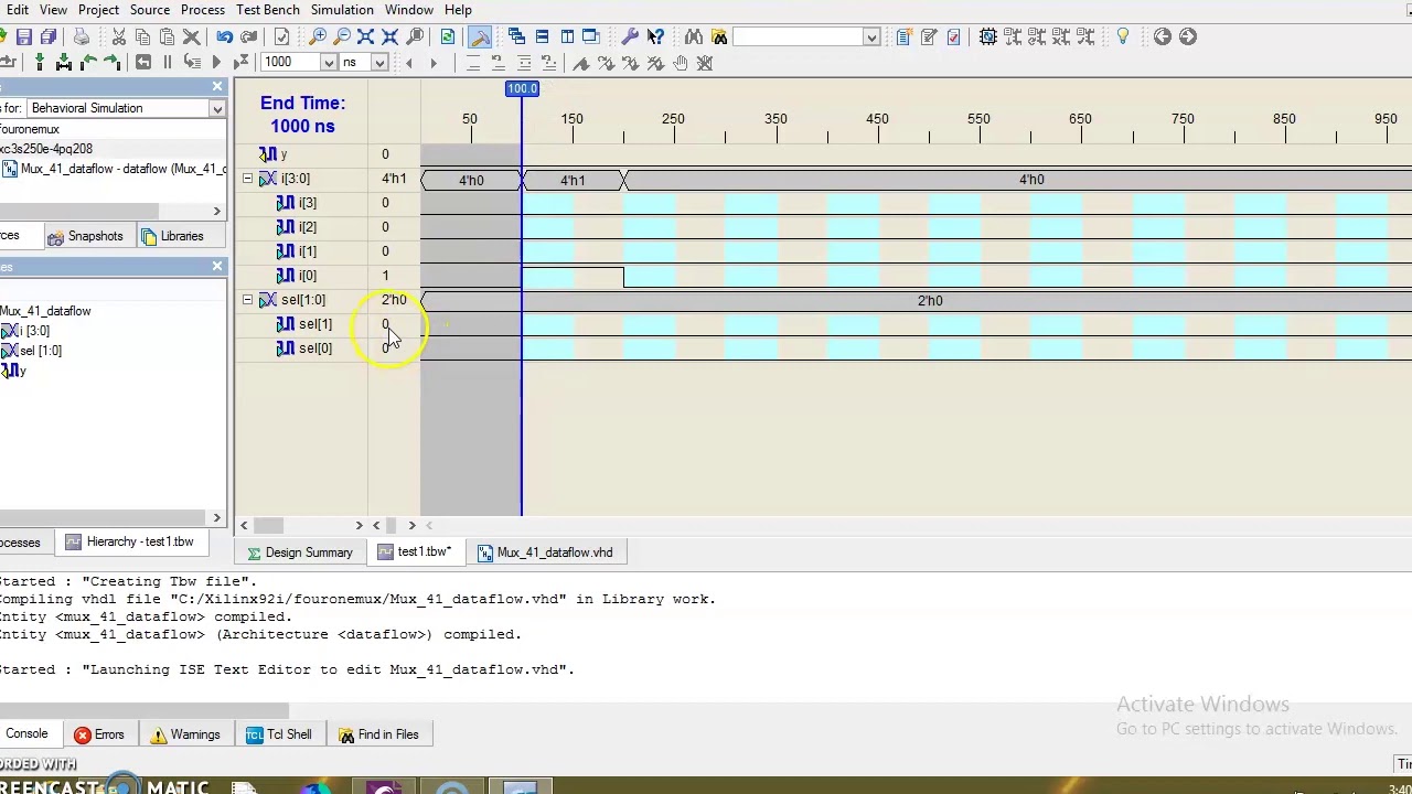 How To Simulate VHDL Code With Test Bench By Dipak Raut YouTube