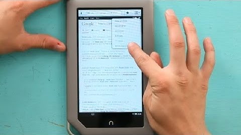 How to Delete History on a NOOK Color : NOOK & NOOK Colors