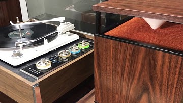 Zenith Z565 Moderne Record Player with Circle Of Sound Speakers