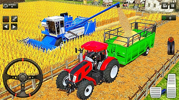 New Tractor Games 2025 - Modern Farm Tractor Driving Games - Farming Tractor 3D - Android Gameplay