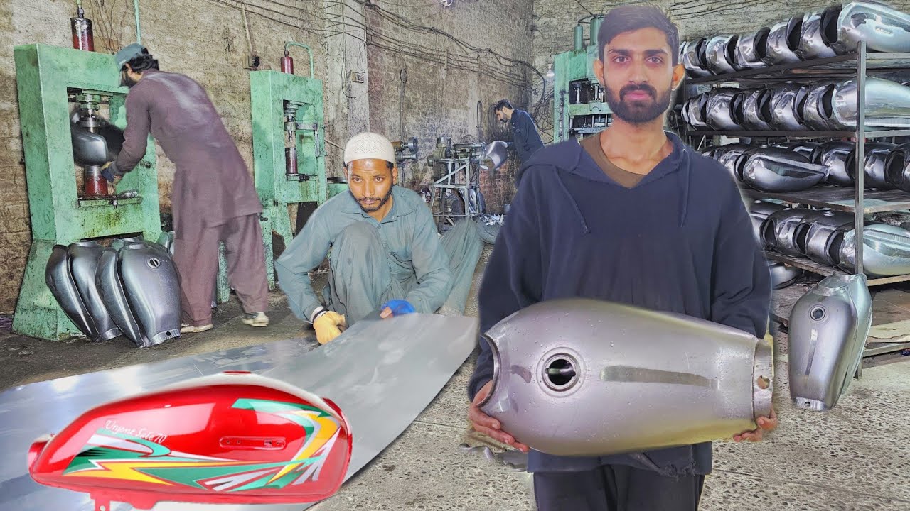 Spectacular Process of Making Motorcycle Fuel Tanks || Motorcycle Fuel Tanks Manufacturing Process