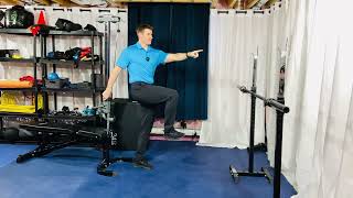 Standing Single Leg Hip Flexion with Contralateral Low Reach