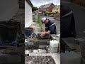 Skilled Mason Builds a Clean Concrete Block Wall #Masonry #Construction #SatisfyingBuilds