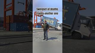 The swingset of death claims another one #gta #gtaiv #gta4 @BenBuja