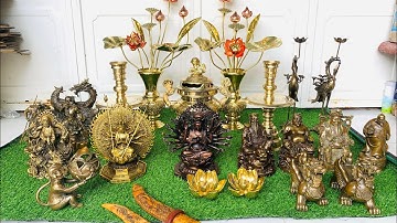 🔴Đồ xưa - Đồ cổ - Đồ đồng |s.31/08| Bộ Đỉnh Lư Xưa | Vật Phẩm Đồng