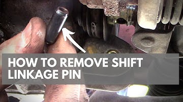 How To Remove / Re-Install Honda Shift Linkage "B****" Pin!
