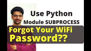 Find my connected Wifi's Password with Python Module | 6 June Project screenshot 5