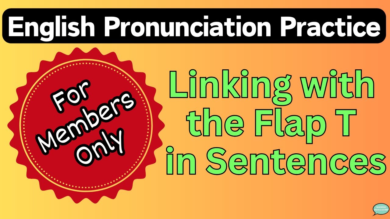 EXTRA LINKING PRACTICE: Linking with the Flap T /ɾ/ in Sentences ...