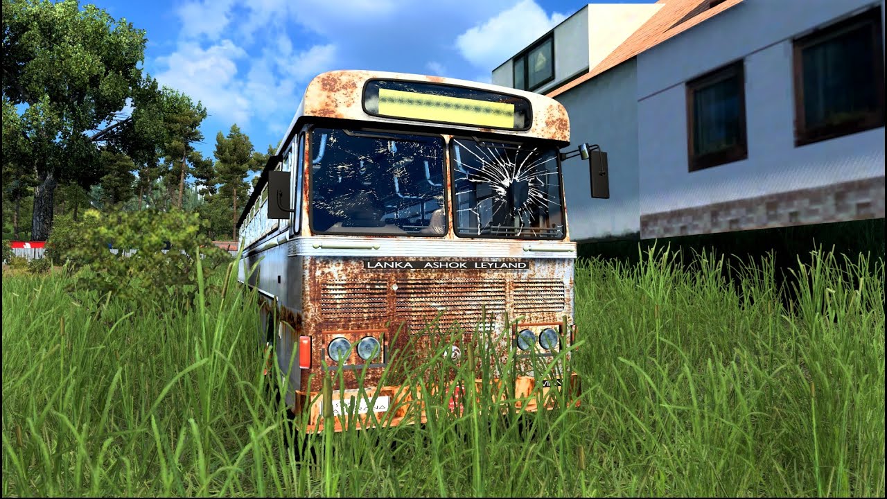 අවුරුදු ගානක් එකතැන තිබ්බ බස් එක ගැම්මට හදල ගත්තා