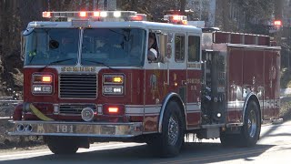 Somers FD Engine 180, Utility 5, Rescue 20, & Engine 181, & Somers PD Unit 7K385 Responding