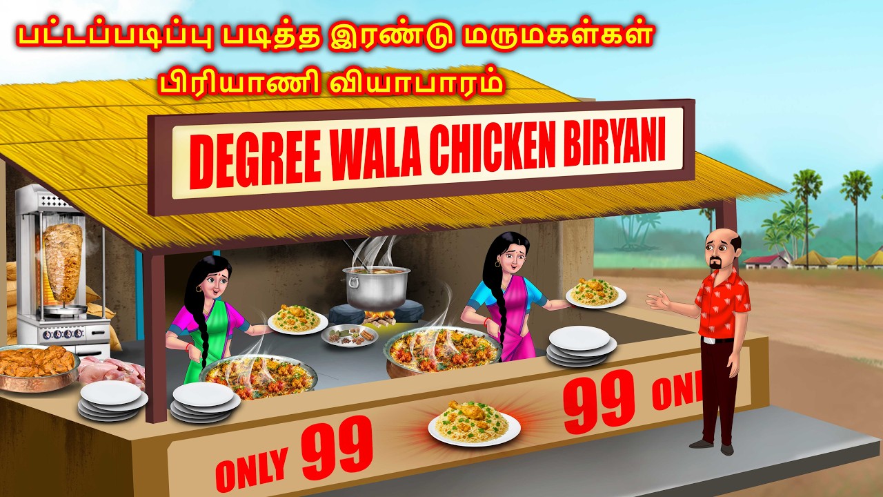 ⁣பட்டப்படிப்பு படித்த இரண்டு மருமகள்கள் பிரியாணி வியாபாரம் Story in tamil | Tamil moral stories
