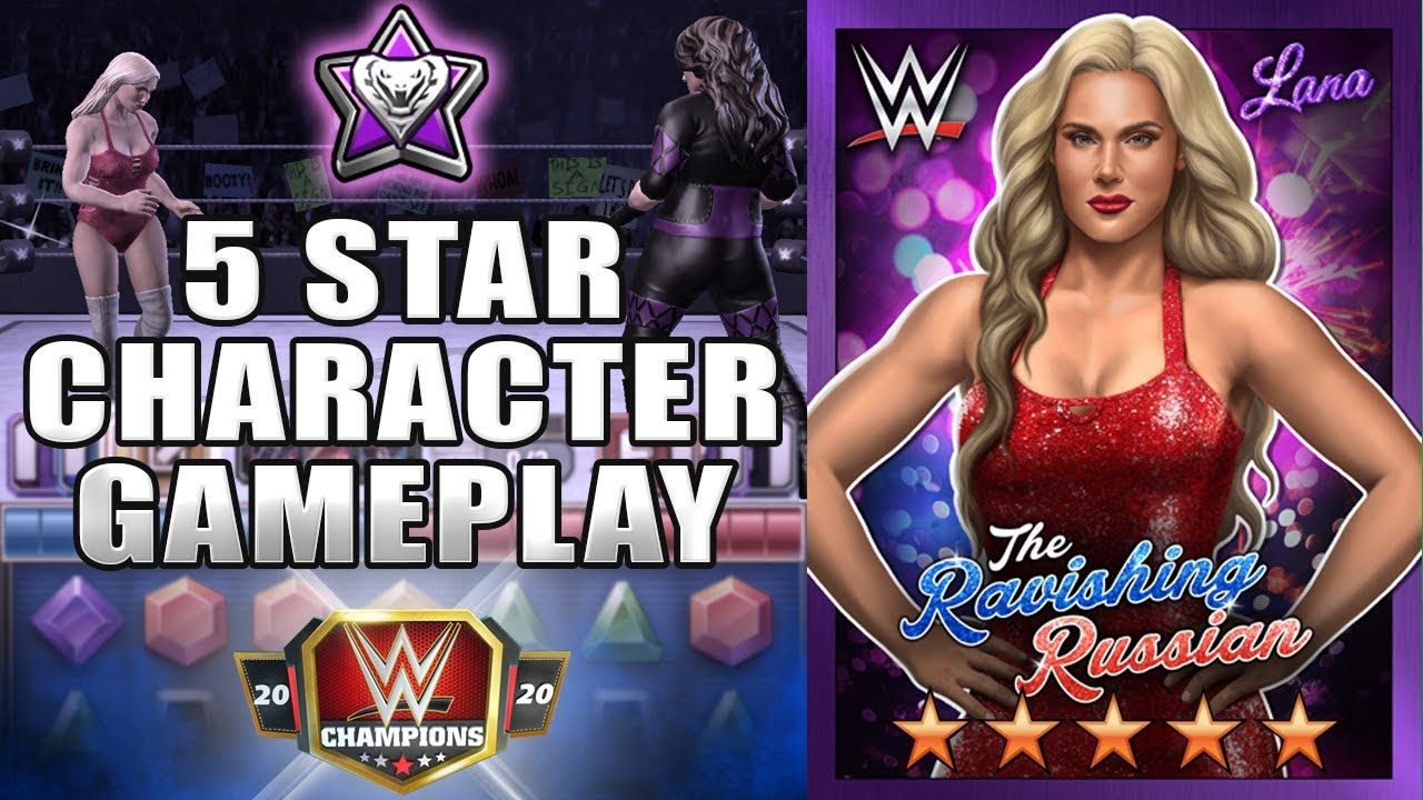 5 Star Character Gameplay-Lana-The Ravishing Russian-WWE Champions