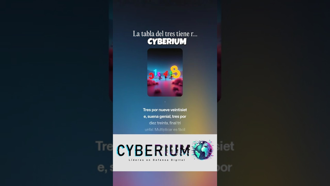 La tabla del 3 con Cyberium versión Reggae
