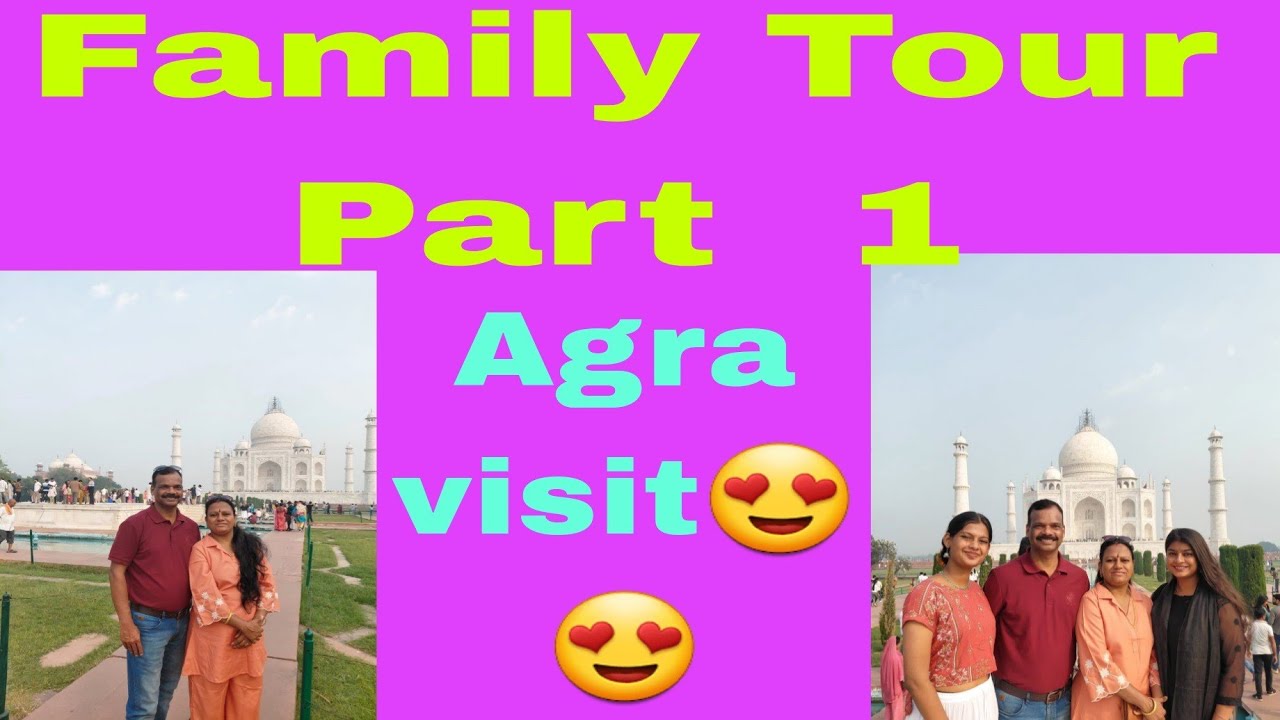 Family Tour Part-1 l  ആഗ്രയിലേക്കൊരു യാത്ര l A visit to Tajmahal & Agra fort l Bindu's world