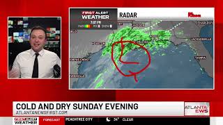 First Alert Weather: Another two blasts of cold air will affect metro Atlanta this week