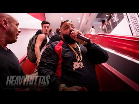 DJ Khaled Draws a Crowd at House of Hoops for the Jordan 1 “Banned” Release
