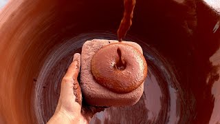 Asmr New Reddirt Paste Pouring And Dry Crumbling In Tub Requested Video By Amna