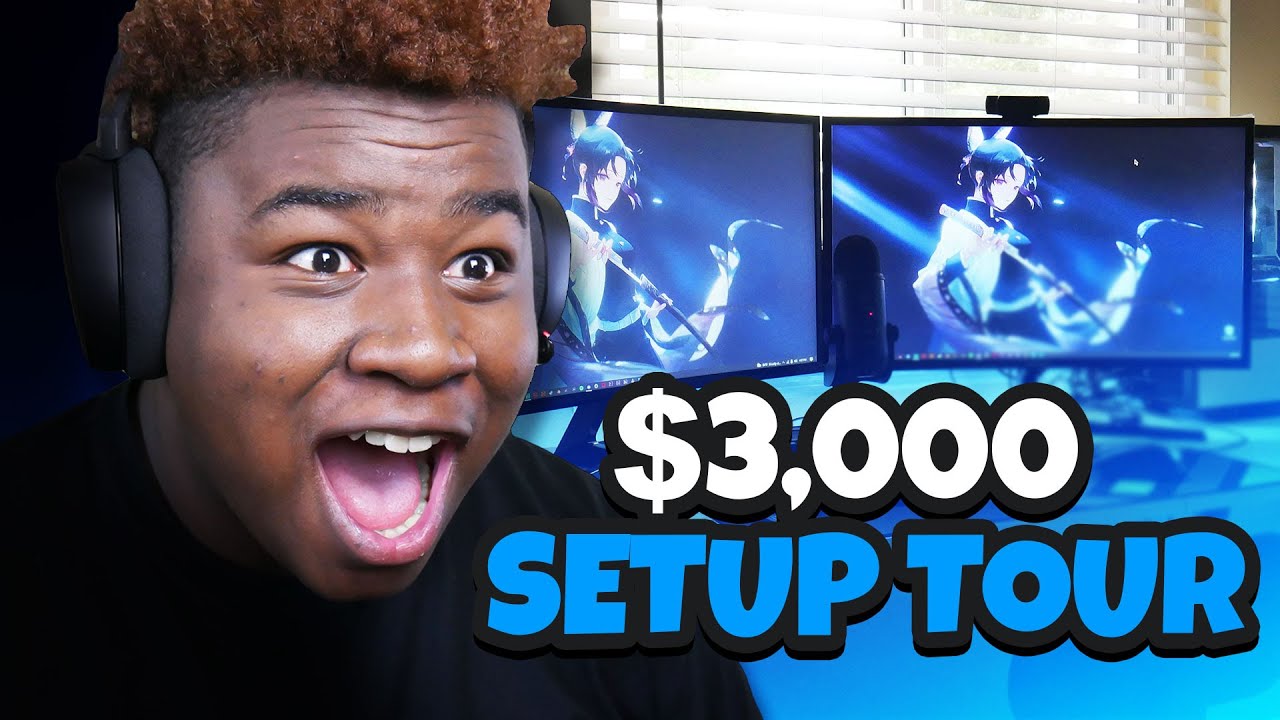 WHITEDESKU'S $3,000 STREAMING & SETUP ROOM TOUR