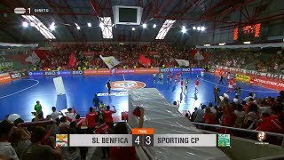 Futsal: SL Benfica 4-3 Sporting CP - 3.º jogo da Final do play-off 2019 Golos