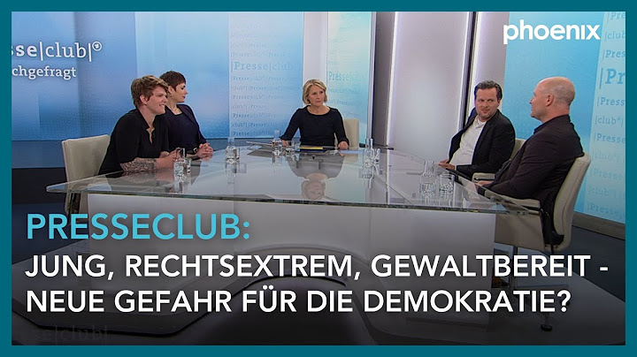 Presseclub: Jung, rechtsextrem, gewaltbereit - neue Gefahr für die Demokratie? | 25.05.25