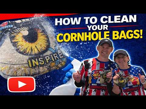 How To Clean Your Cornhole Bags!