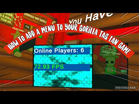 How to add a menu to your Gorilla Tag fan game!