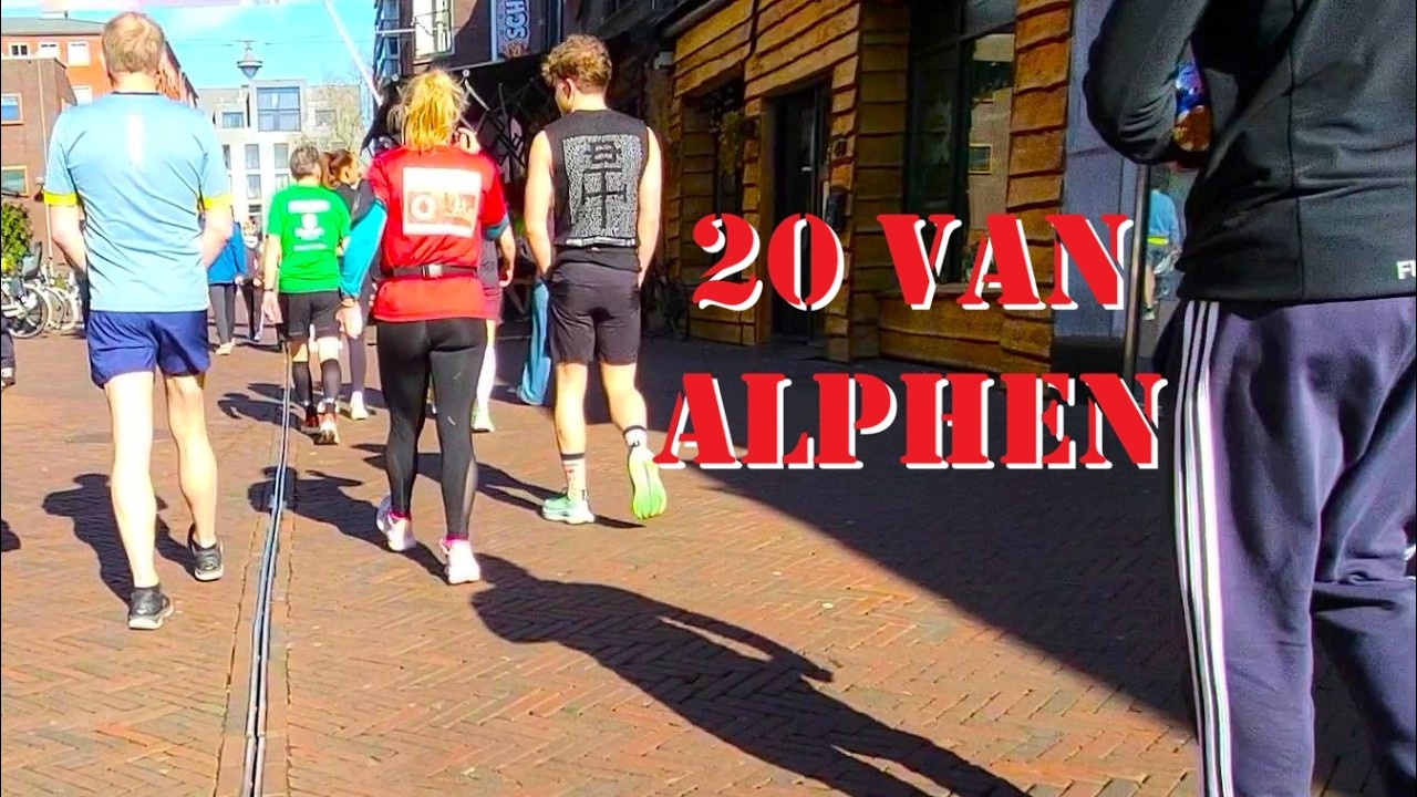 Голландское спортивное воскресенье. Полумарафон. Немного во время прогулки. 20 Альфен-ан-ден-Рейн