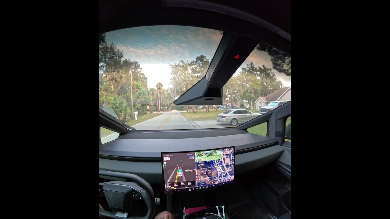 Cybertruck FSD V14.2.2.2 — Простое решение, когда система выбирает не самый эффективный или прост...